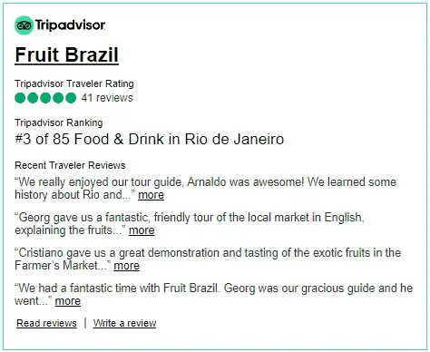 fruit tasting tour in rio de janeiro